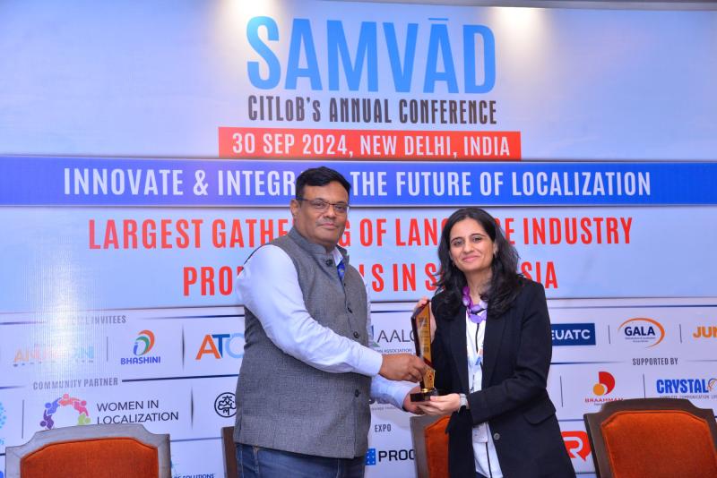 Process9 Wins Big at CITLoB Samvad 2024: Co-founder Vidushi Kapoor Receives Prestigious Woman Entrepreneur of the Year Award