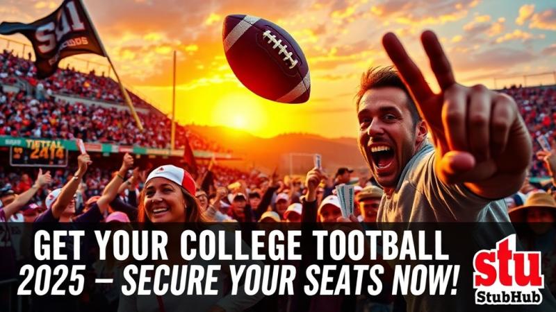 🎟️ College Football Tickets 2025 - How to Get the Best Seats at the Best Price