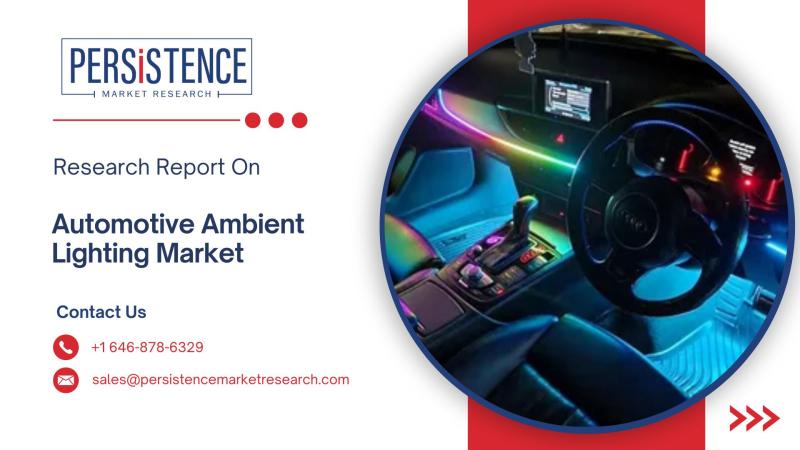 Automotive Ambient Lighting Market to Grow from US$4.6 Bn in 2025 to US$11.7 Bn by 2032, Expanding at 9.6% CAGR | Persistence Market Research