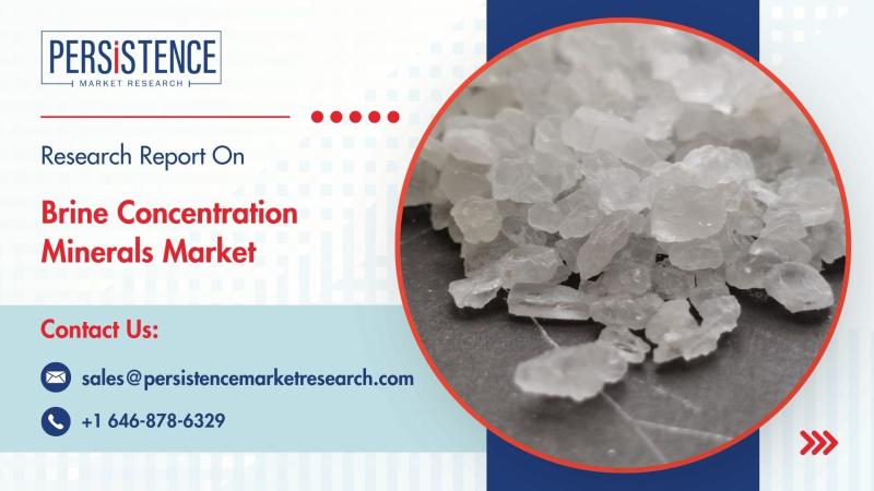 Brine Concentration Minerals Market to Reach US$ 2,215 Mn by 2032 with 8.5% CAGR Growth