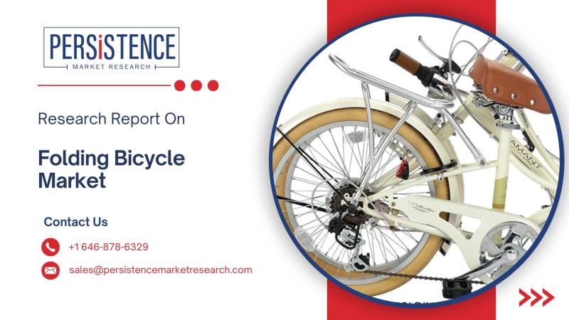 Folding Bicycle Market Expected to Expand at 7.7% CAGR, Valued at US$1,754.4 Mn by 2032 | Persistence Market Research