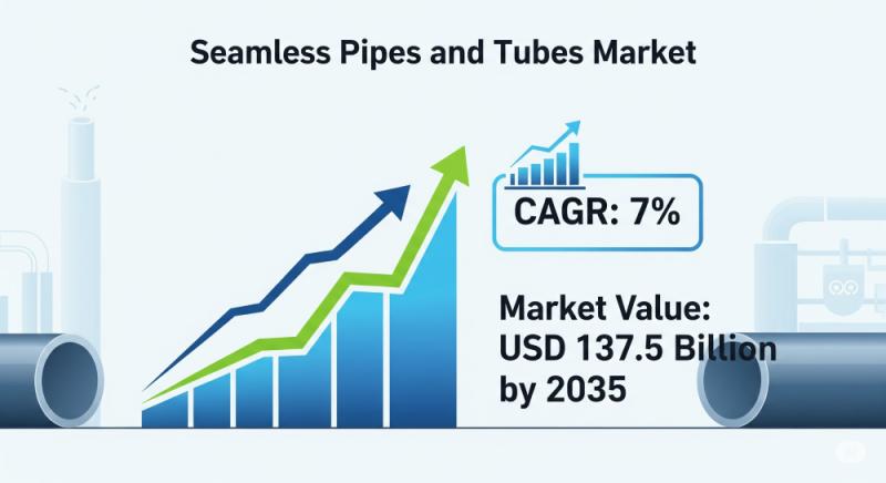 Seamless Pipes and Tubes Market is Projected to Grow at a 7% CAGR, Reaching US$ 137.5 Billion by 2035 | Fact.MR Report