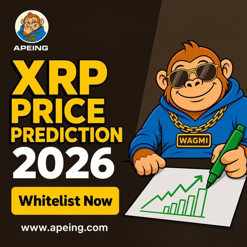 XRP Price Prediction 2026: XRP Leads Altcoin Rally While Apeing Targets Early Crypto Investors