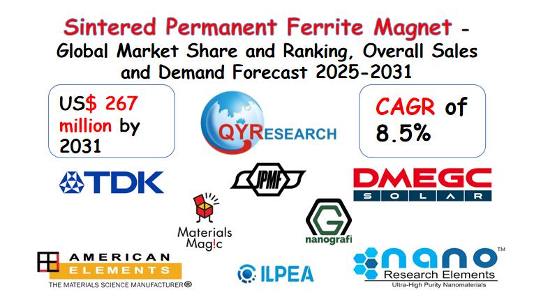 Global Sintered Permanent Ferrite Magnet Sales Market Report, Competitive Analysis and Regional Opportunities 2025-2031