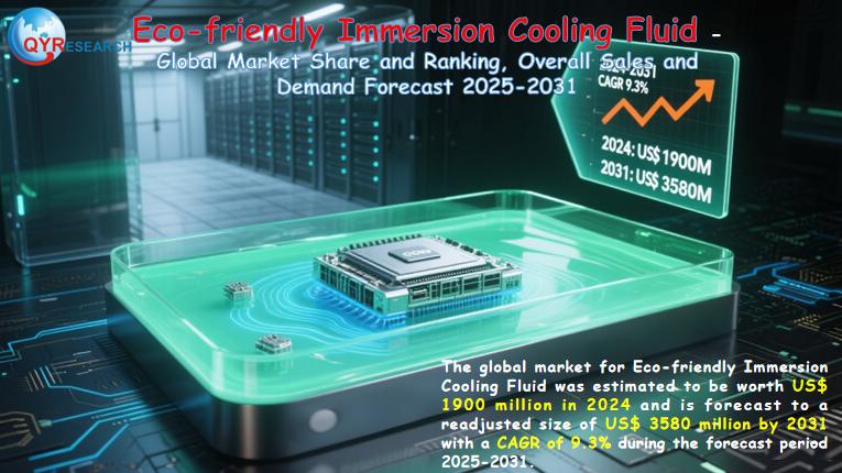 Eco-friendly Immersion Cooling Fluid - Global Market Share and Ranking, Overall Sales and Demand Forecast 2025-2031