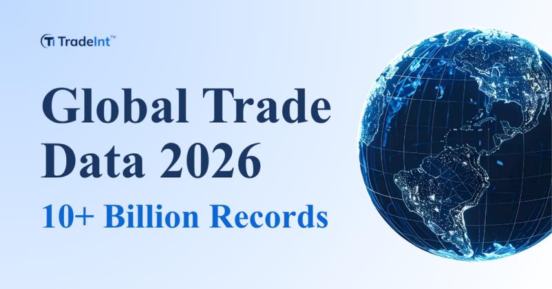 Image banner show import export trades crossing between countries on a worldmap.