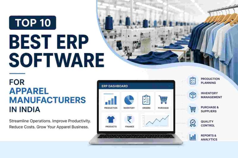 Best ERP Software for Apparel Manufacturers in India