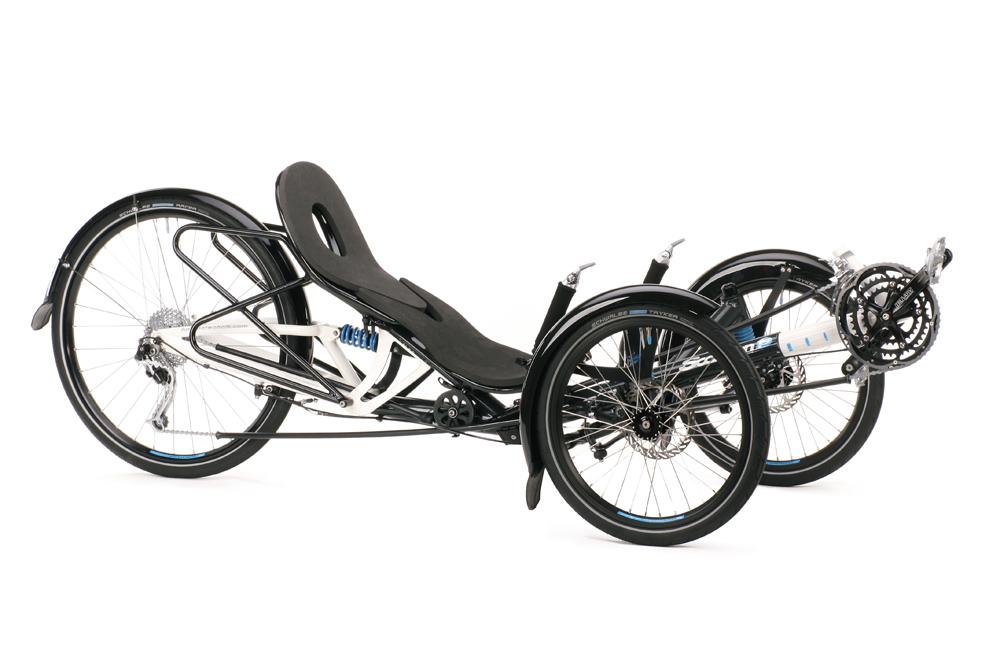 Eurobike: HP Velotechnik Scorpion fs 26 – The first full-suspension, foldable 26” touring trike