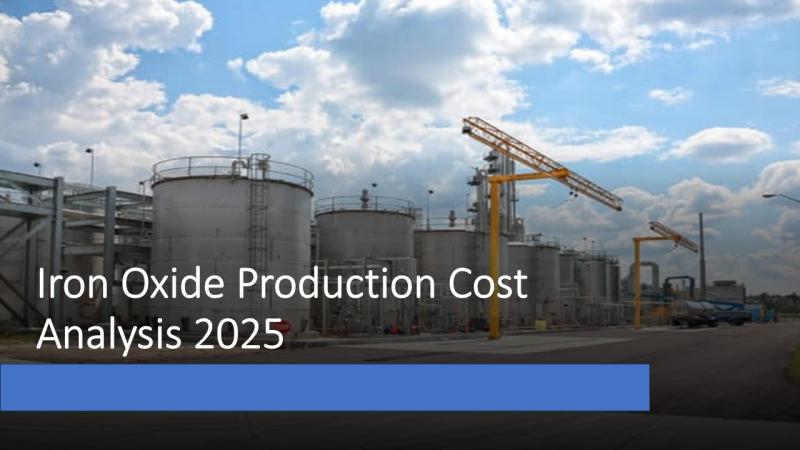 Iron Oxide Production Cost Report 2025: Plant Setup Economics and Financial Outlook