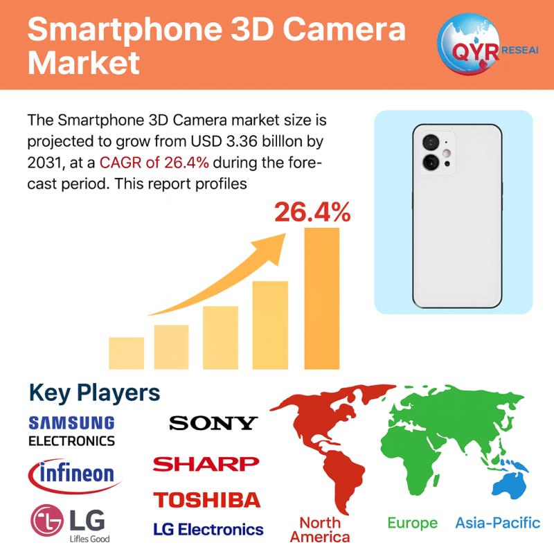 Smartphone 3D Camera Market Trends 2025 : High Growth Potential with 26.4% CAGR by 2031 | Samsung Electronics, Sony, Sharp