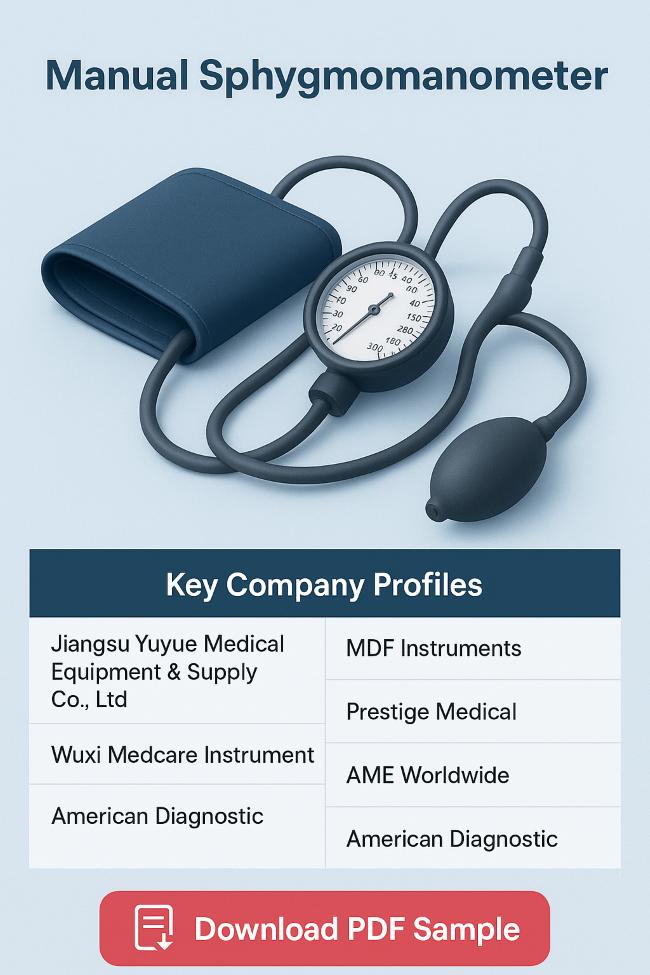 Global Manual Sphygmomanometer Market to Witness Steady Growth Driven by Rising Hypertension Cases