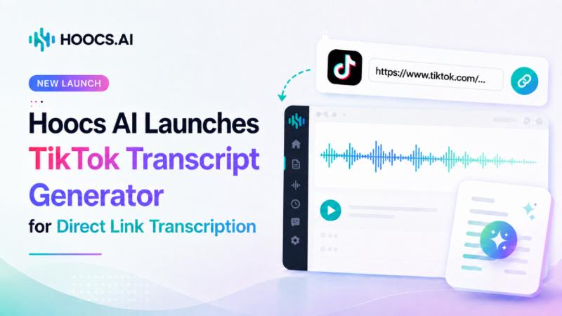 Hoocs AI TikTok Transcription