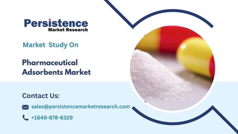 Pharmaceutical Adsorbents Market to Expand at 8.1% CAGR Through 2032, Says Persistence Market Research
