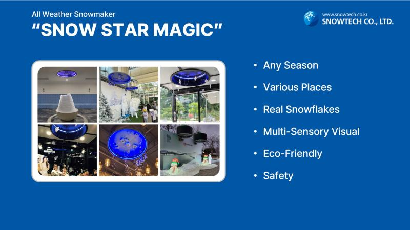 Transforming Ordinary Spaces into Magical Winter Wonderlands with Snow Star Magic | SNOWTECH