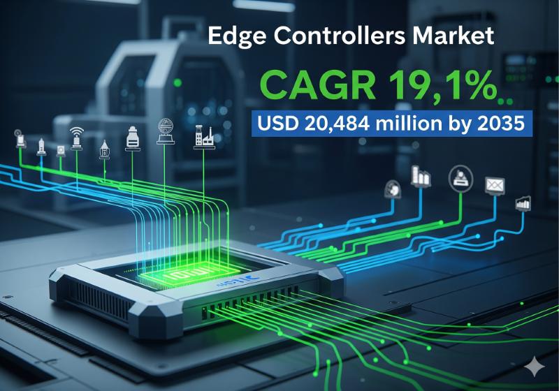 Edge Controllers Market Size Worth US$ 20,484 Million with 19.1% CAGR by 2035: Fact.MR Report