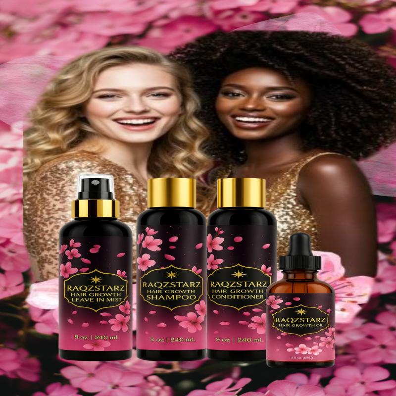Launch Alert! RAQZSTARZTM Hair Growth Bundle with Rosemary & 22 Herbal Oils is here to stop hair loss & boost growth!