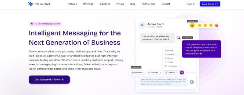 Falkon SMS Unveils AI-Powered Messaging Suite to Boost Customer Engagement and Team Productivity
