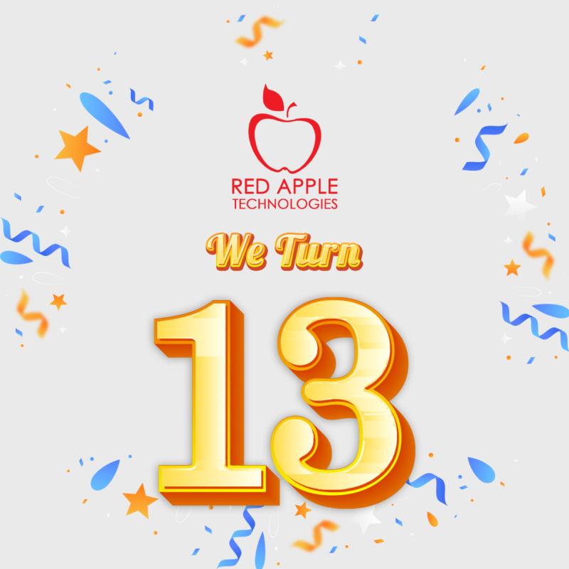 Red Apple Technologies Celebrating 13 Years of Innovation and Excellence