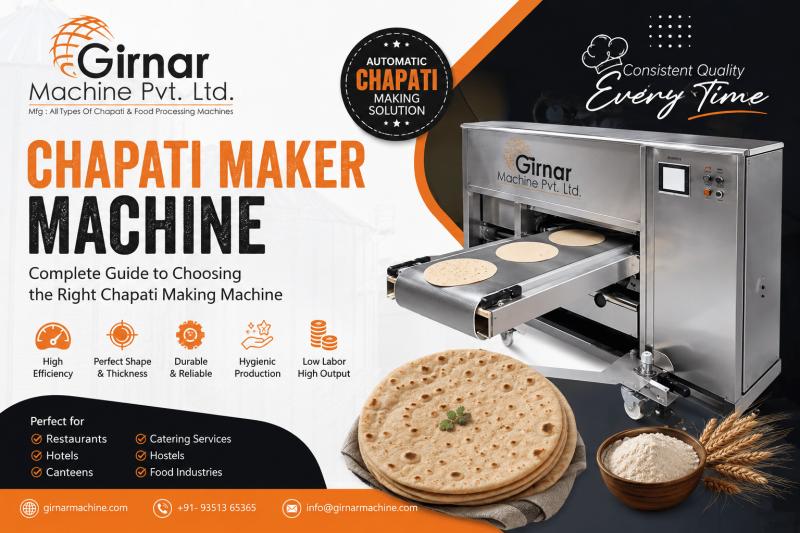 Chapati Maker Machine - Complete Guide to Choosing the Right Chapati Making Machine