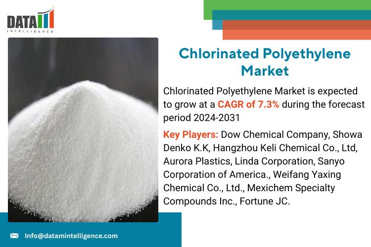 Chlorinated Polyethylene Market to Grow at 7.3% CAGR Through 2031 | Aurora Plastics LLC, Linda Corporation, Sanyo Corporation of America, Mexichem Specialty Compounds Inc., Fortune JC