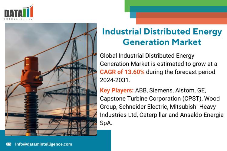 Industrial Distributed Energy Generation Market to Grow at 13.6% CAGR by 2031 | ABB, Siemens, Alstom, GE, Capstone Turbine Corporation, Wood Group, Schneider Electric, Mitsubishi Heavy Industries