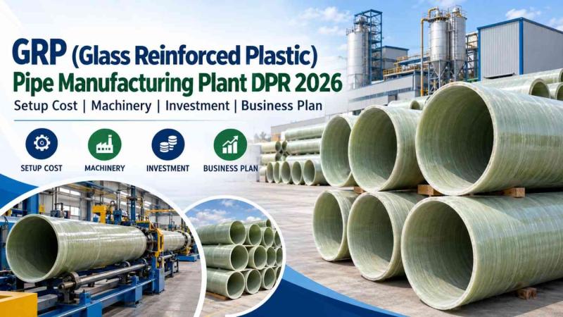 GRP (Glass Reinforced Plastic) Pipe Manufacturing Plant DPR