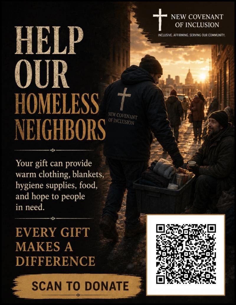 New Covenant of Inclusion Church Launches Fundraising Campaign to Support Canton's Homeless Community