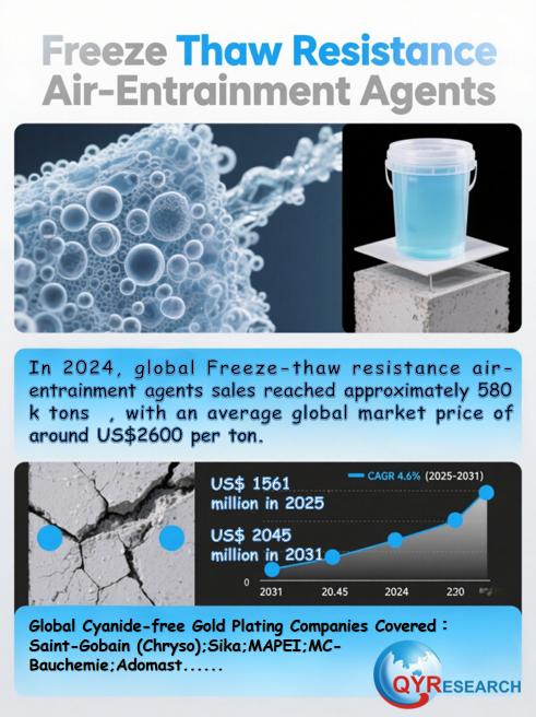 Freeze Thaw Resistance Air-Entrainment Agents Market Size, Trends, Growth: Global Forecast 2025-2031