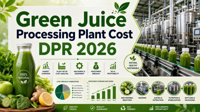 Cost of Setting Up a Green Juice Processing Plant & DPR 2026