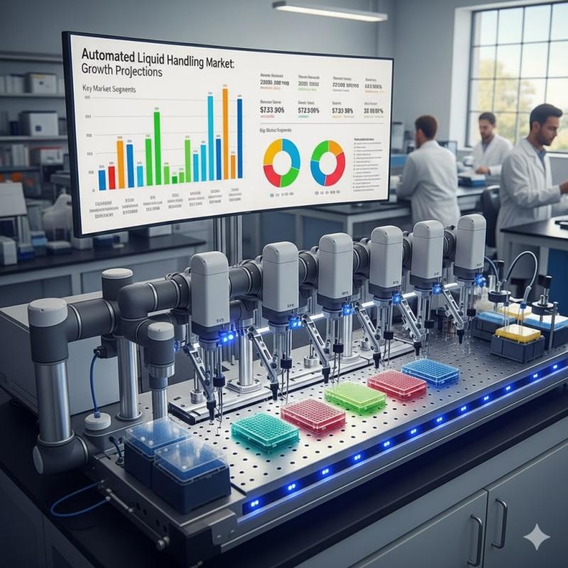 Automated Liquid Handling Market Size to Reach USD 2.3 Billion with an 8.5% CAGR by 2031, Report by DataM Intelligence