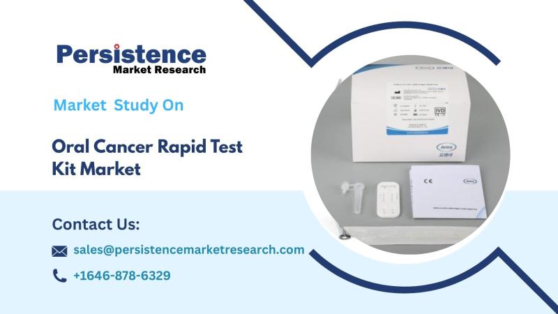 Oral Cancer Rapid Test Kit Market to Hit US$ 3.3 Bn by 2032 - Persistence Market Research