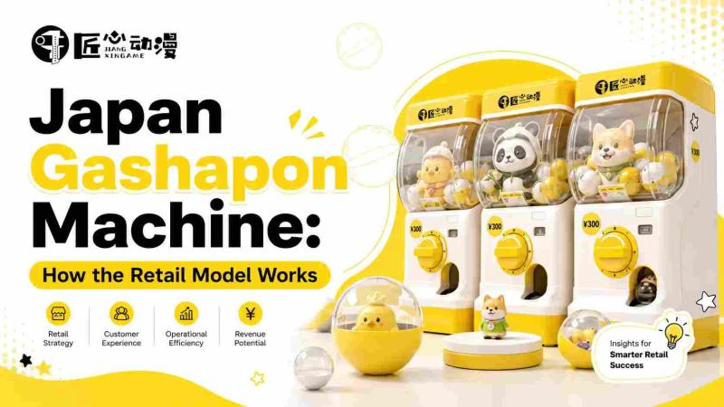 A Japan gashapon machine is more than a capsule vending unit.