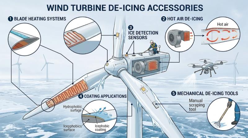 Wind Turbine De-Icing Accessories Market