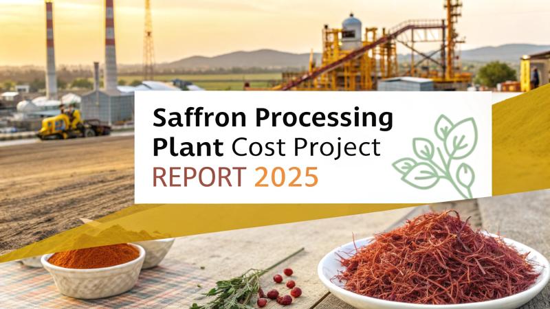 Saffron Processing Plant 2025: Project Cost, Raw Materials Requirement and Profit Margin