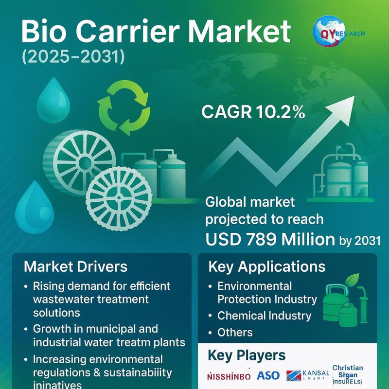 Bio Carrier Market to Soar with CAGR of 10.2% by 2031 | Nisshinbo Chemical Inc., ASO, Kansai Paint Co. Ltd.