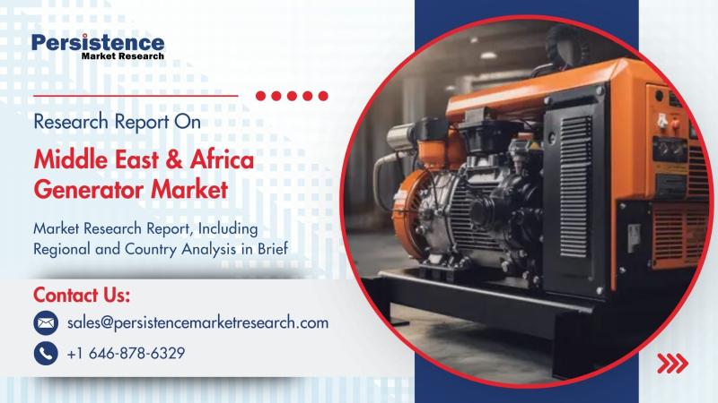 Middle East & Africa Generator Market Valued at US$ 4.7 Bn by 2031 with 4.6% CAGR Growth in Demand for Reliable Power Solutions