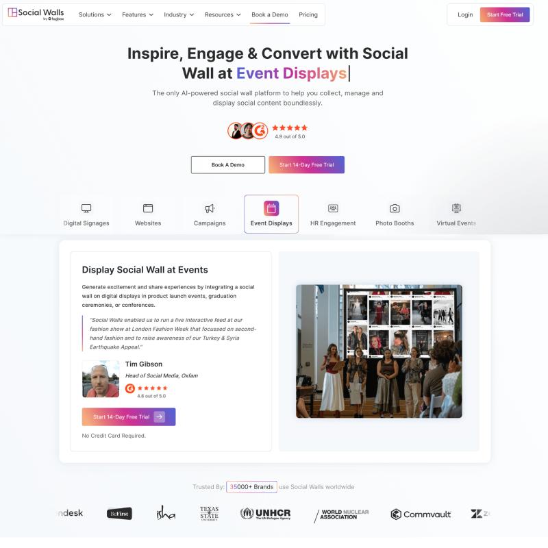 SocialWalls.com: The Future of Audience Engagement with Social Media Walls