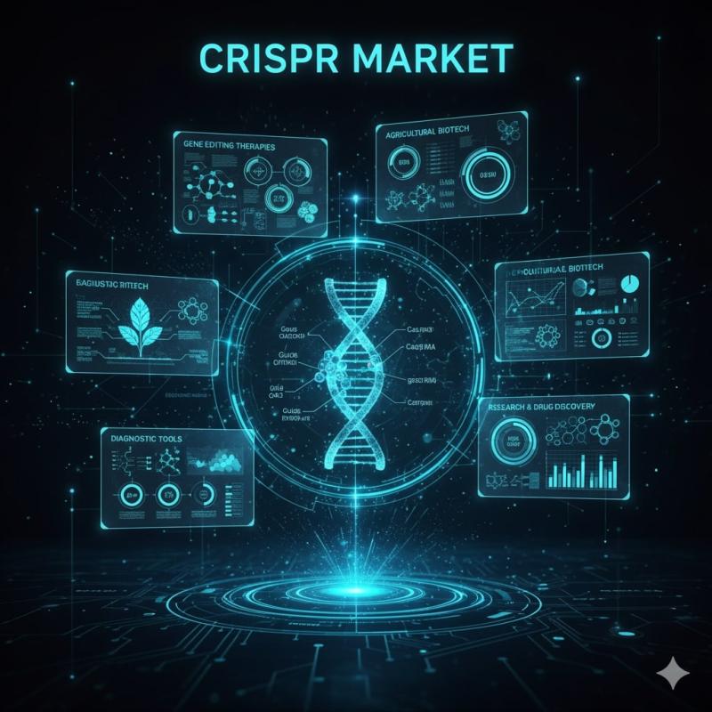 CRISPR Market Size to Reach USD 15.25 Billion with a 16.8% CAGR by 2033, Report by DataM Intelligence