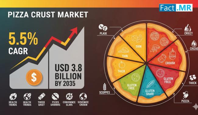 Pizza Crust Market is Projected to Reach USD 3.8 Billion by 2035 Amid Rising Demand for Convenience Foods
