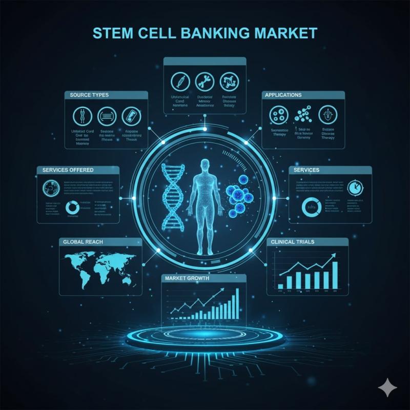 Stem Cell Banking Market Size to Reach USD 24.02 Billion with an 8.6% CAGR by 2033, Report by DataM Intelligence