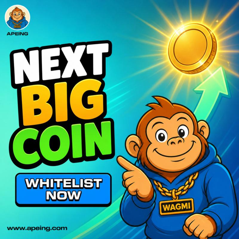 Crypto Presale List: 10 Coins on Radar as Apeing Builds Next Big