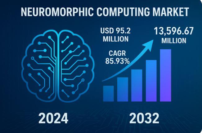 Neuromorphic Computing Market to Reach USD 13,596.67 million by 2032, Growing at a CAGR of 85.93% says Credence Research