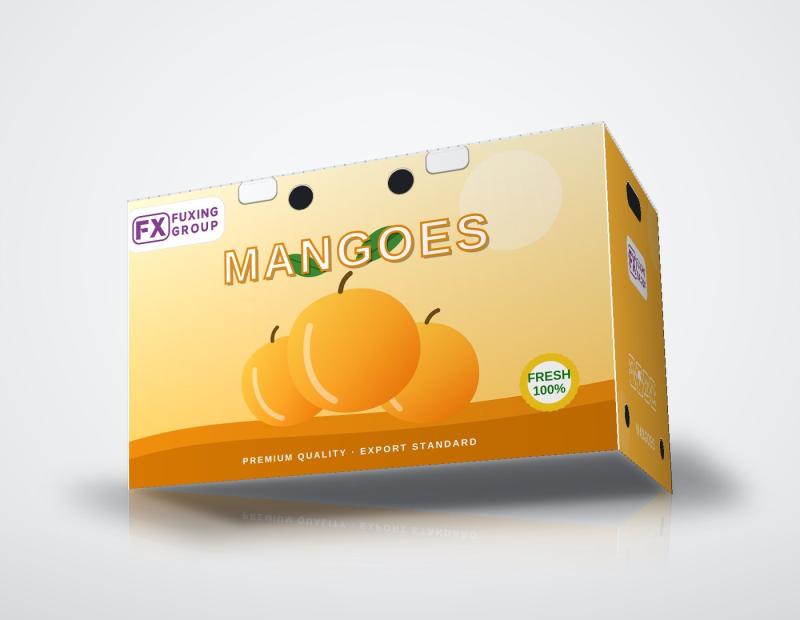 Fuxing PP corrugated plastic produce boxes made at the Davao plant, Philippines
