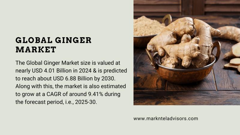 Asia-Pacific Dominates Global Ginger Market as China & India Lead Production: MarkNtel Advisors