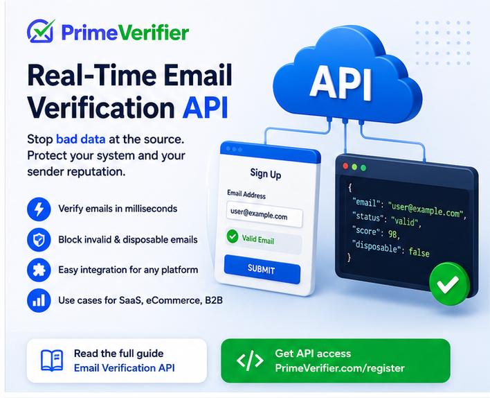 Prime Verifier Strengthens Email Validation for Cleaner Business Contact Data