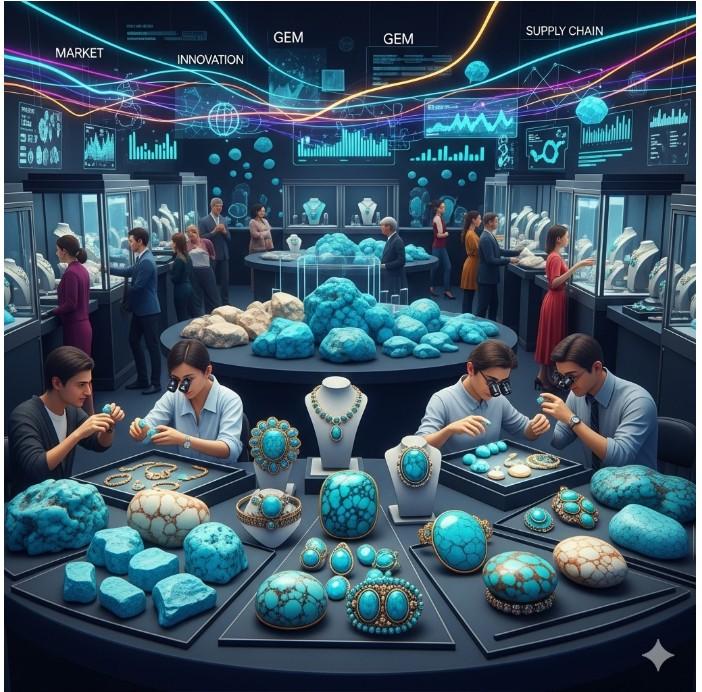 Turquoise Stone Market Hits New High | Major Giants Gemfields, Rio Tinto, Arizona Turquoise