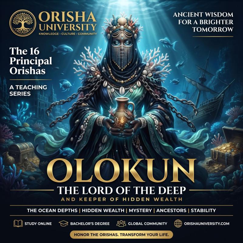 Olokun: Lord of the Deep and Keeper of Hidden Wealth