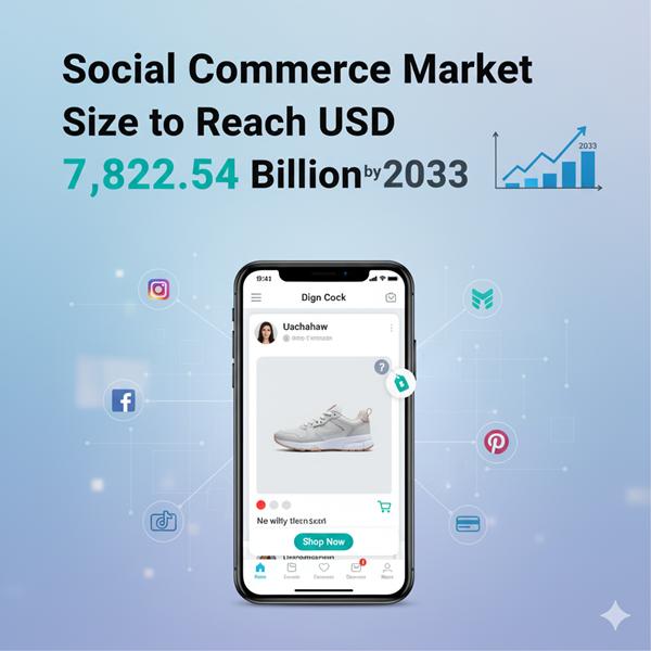 Social Commerce Market Size to Reach USD 7,822.54 Billion by 2033