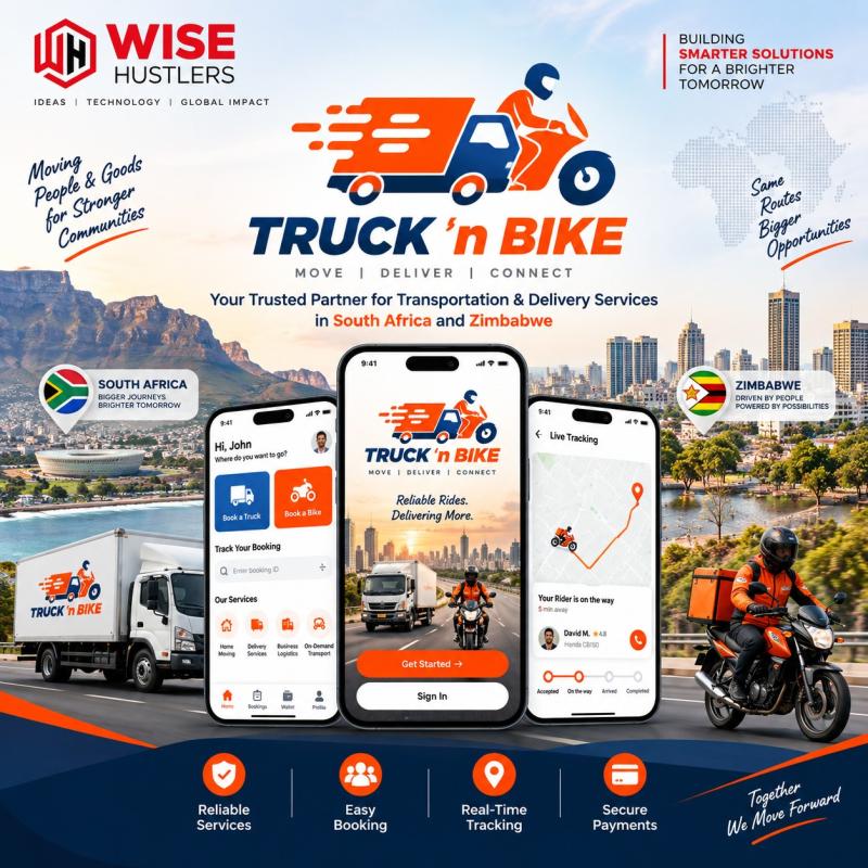 Wise Hustlers Technologies Delivered TrucknBike Mobile App