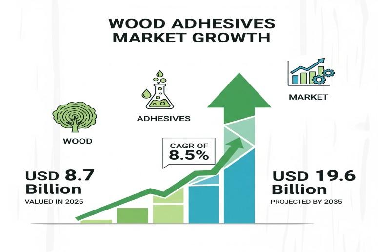 Global Wood Adhesives Market to Surge to USD 19.6 Billion by 2035, Driven by Construction and Furniture Boom